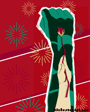 Oh, Not Fisting Again... February's VML GRUNT Poster