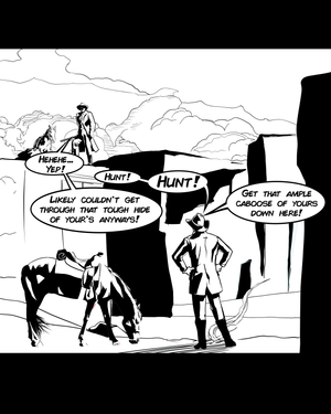 Panel 15 - Hunt and Chase - Six Shooters and Hard Love